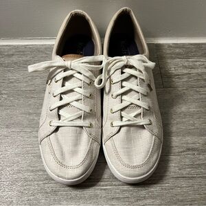 Keds tan/gold sneakers